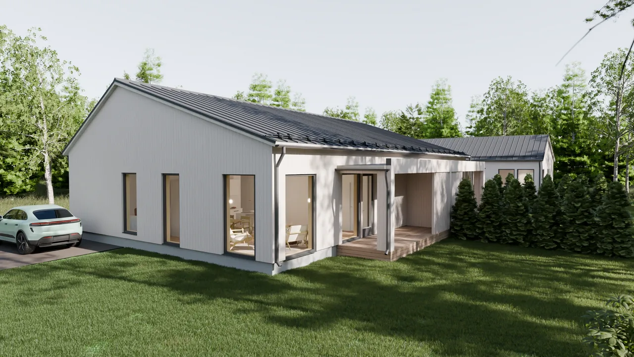 Atelia Rakennus - Uudiskohteen 3D-visualisointi